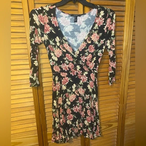 Floral Mini Skater Dress - Picture 2 of 5
